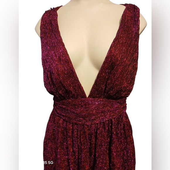 Lulu's Burgundy Backless Dress - Picture 12 of 13